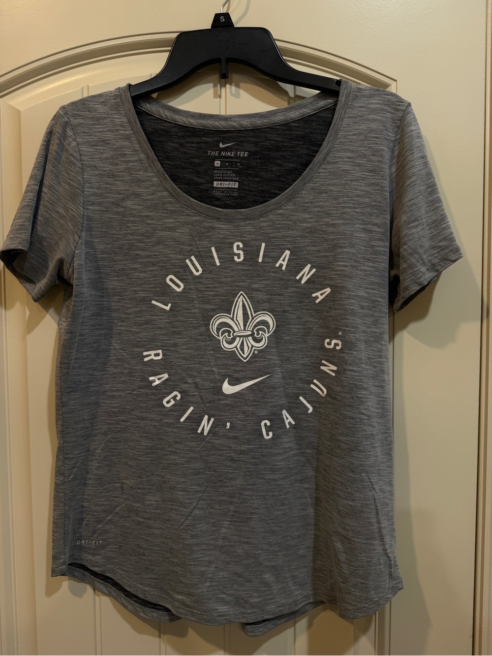 Nike Women’s Gray Louisiana Ragin' Cajuns Short Sleeve Tee
